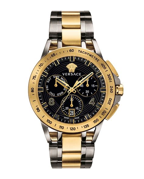 versace men watch gold|Versace watches men price.